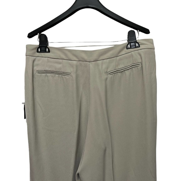 Perry Ellis Ivory-Stone Flat Front Career Slacks SZ 6 NWT - Picture 6 of 8